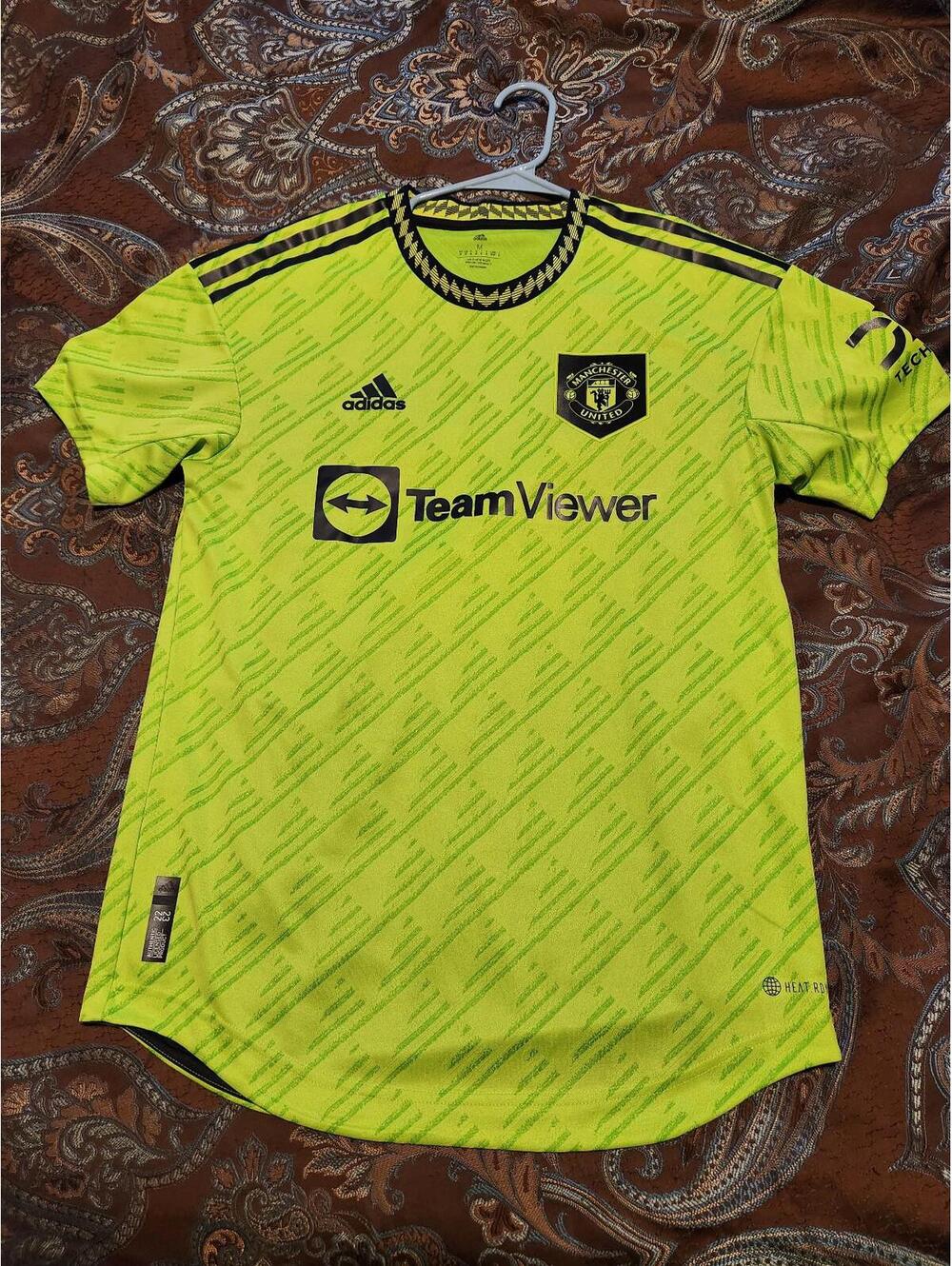 Manchester United 2022/2023 Third Heat.Rdy Player Version Soccer Jersey Size M